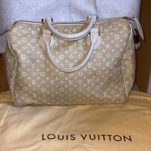 Louis Vuitton Canvas Speedy 30 (Cream/ivory)